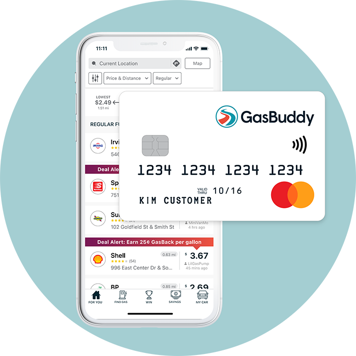 GasBuddy™ Mastercard<sup>®</sup> Credit Card with App